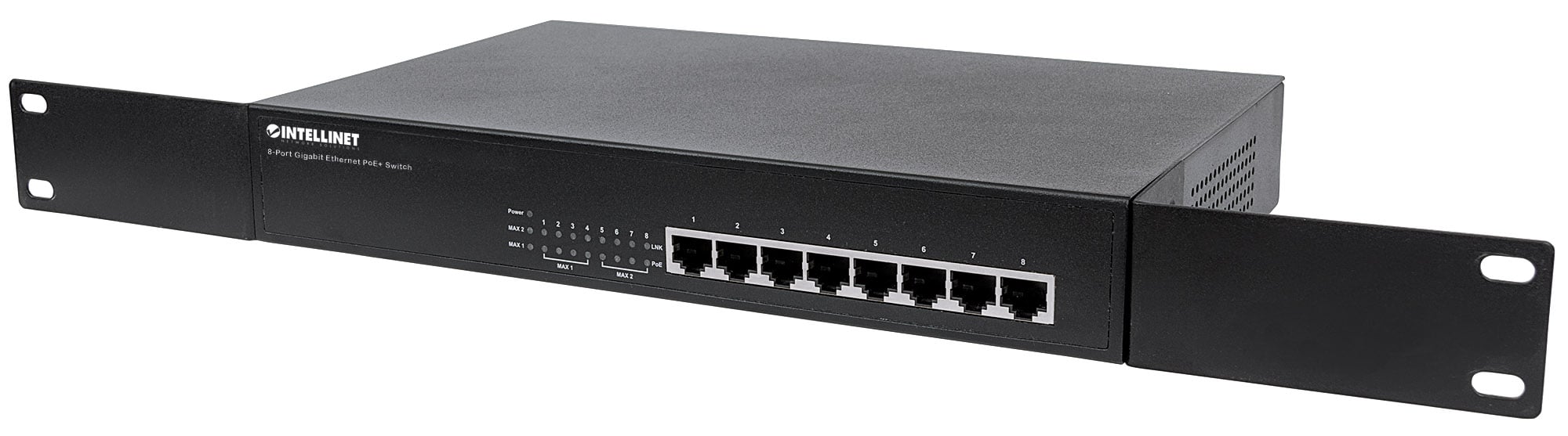 Switch 8 porte Gigabit PoE+ - Intellinet I-SWHUB 8GPE