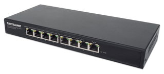 Switch PoE+ Gigabit Ethernet a 8 porte con passthrough PoE - Intellinet I-SWHUB 90W7POE