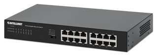 Ethernet Switch Gigabit 16 Ports Desktop Metal - Intellinet I-SWHUB GB-016A