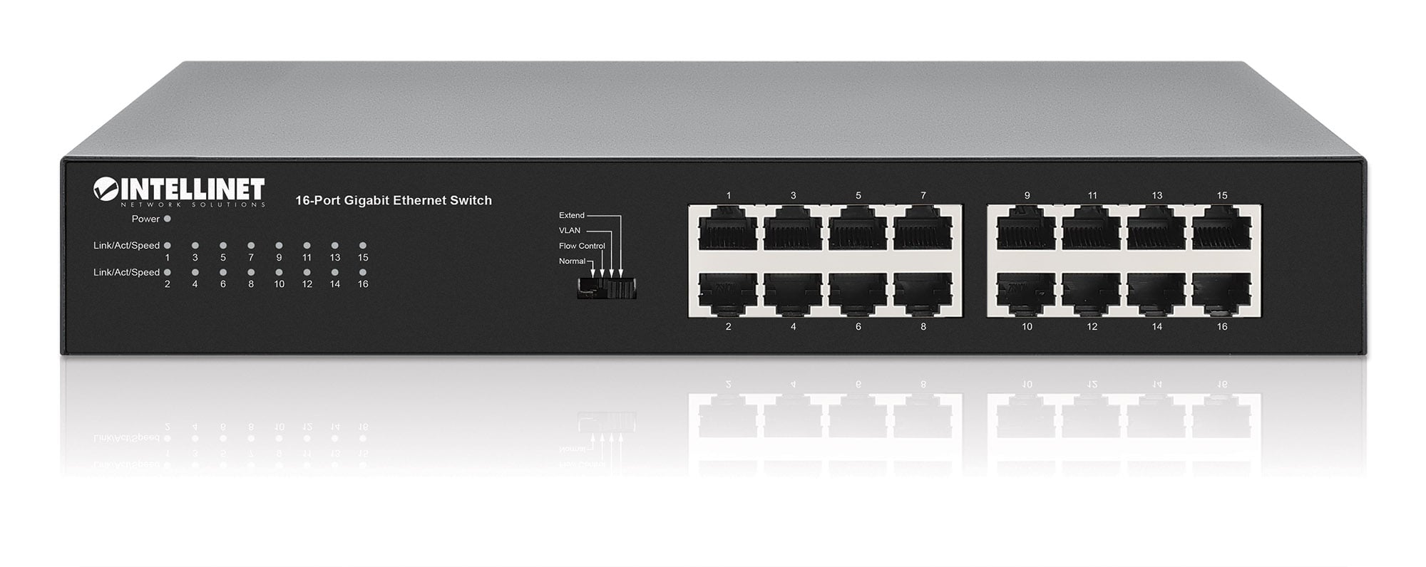 Ethernet Switch Gigabit 16 porte - Intellinet I-SWHUB GB-016A