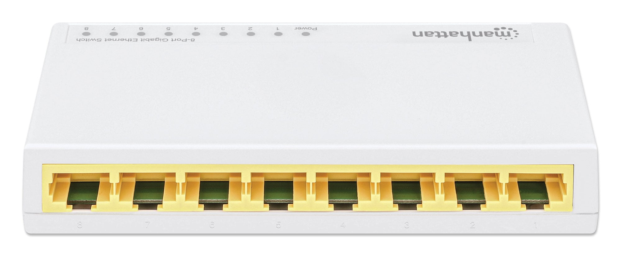 Ethernet Switch Gigabit 8 porte Desktop - Manhattan I-SWHUB GB-080P