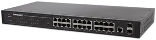 Switch 24 porte Web-Managed Gigabit Ethernet con 2 porte SFP - Intellinet I-SWHUB GBE-24D