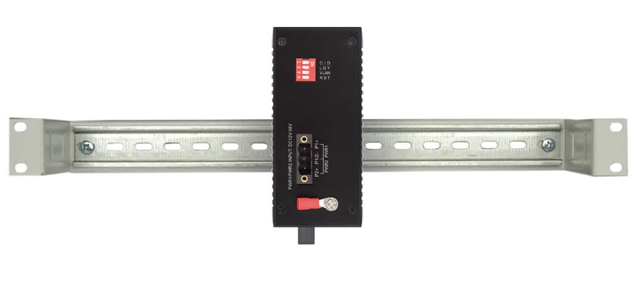 Media Converter Industriale Gigabit 1000Base-SX Monomodale - Intellinet I-SWHUB IND-SCGIGA