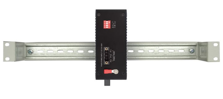 Industrial Gigabit Media Converter 1000Base-SX single-mode - Intellinet I-SWHUB IND-SCGIGA