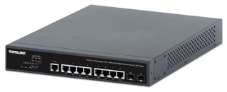 PoE++ Switch 10 ports L2 Fully Managed 8x Gigabit 2x SFP - Intellinet I-SWHUB POE-003
