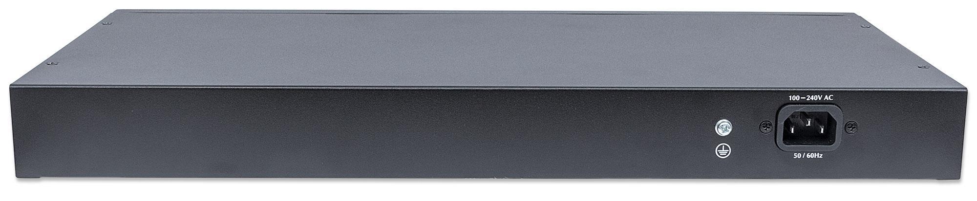 Switch Gigabit Ethernet 16 Porte PoE+ Web Managed con 2 Porte SFP - Intellinet I-SWHUB POE-341