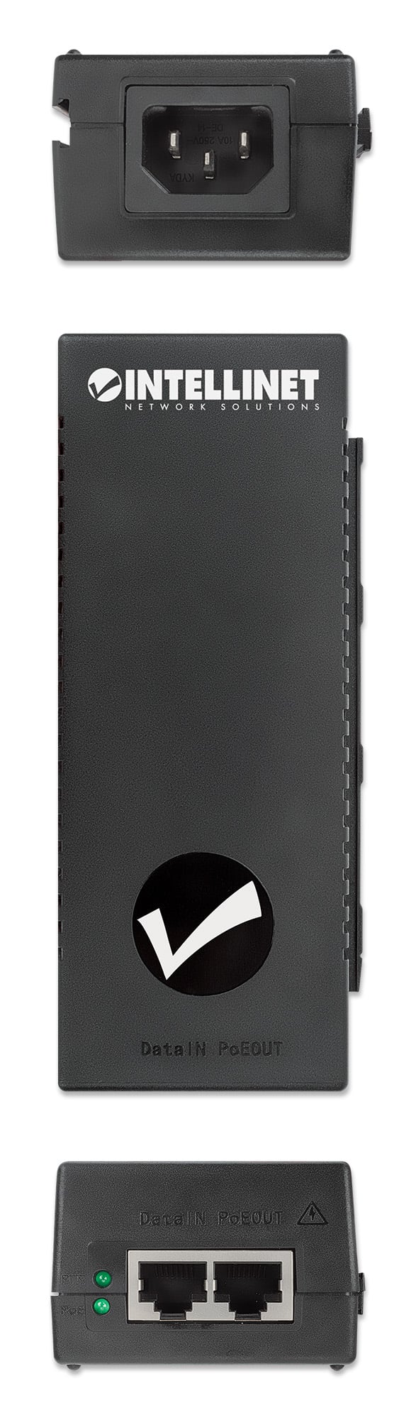 Iniettore PoE+ High Power 2.5G 30W - Intellinet I-SWHUB POE-570