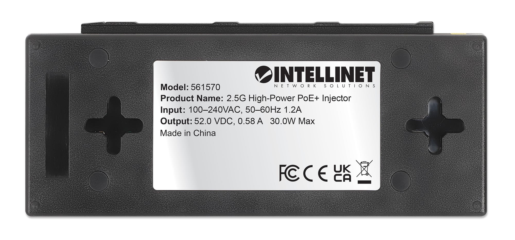 Iniettore PoE+ High Power 2.5G 30W - Intellinet I-SWHUB POE-570