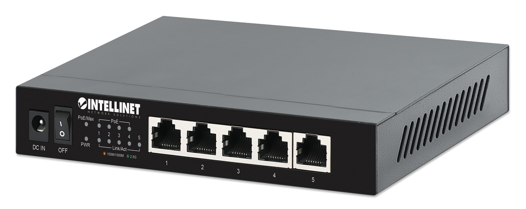 Ethernet Switch POE+ 5 Porte 2.5G - Intellinet I-SWHUB POE-921