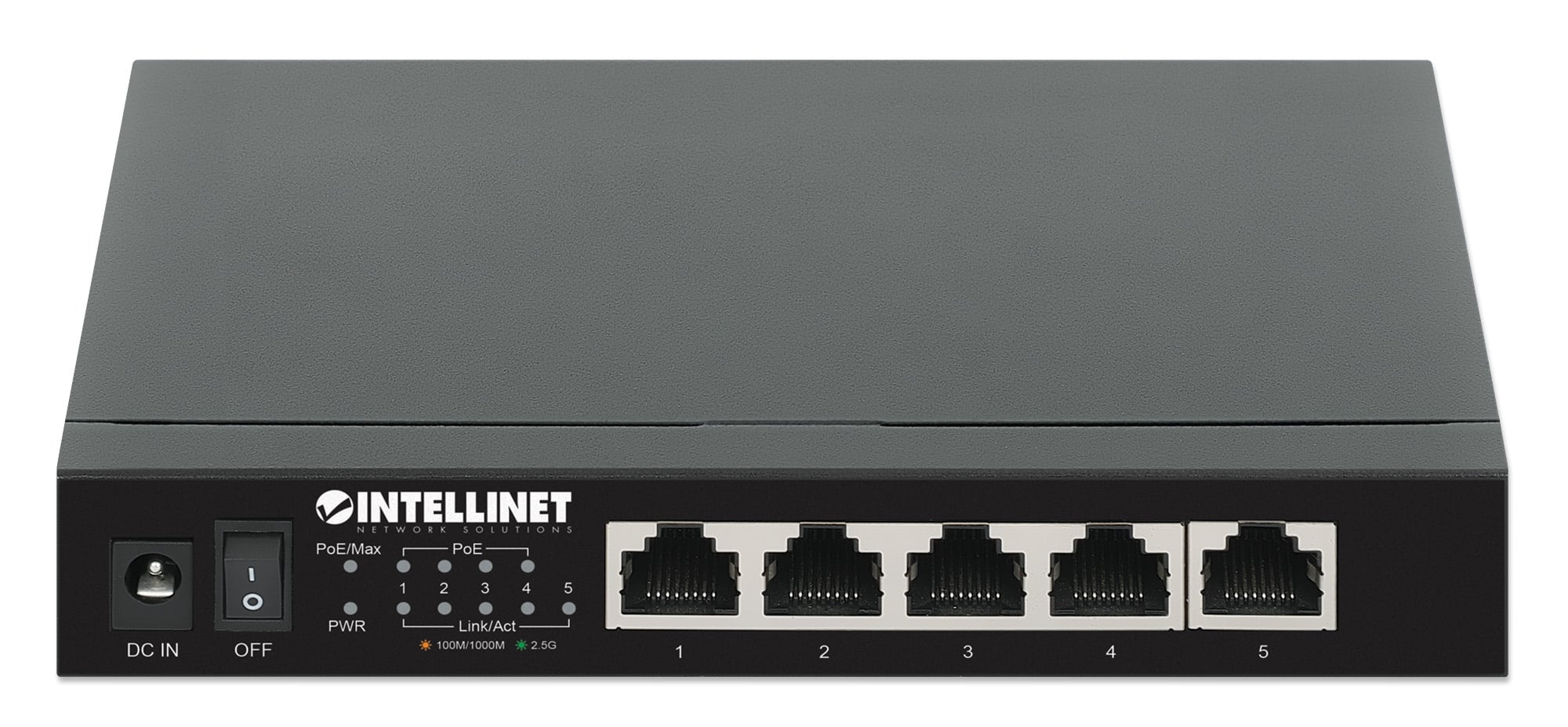Ethernet Switch POE+ 5 Porte 2.5G - Intellinet I-SWHUB POE-921