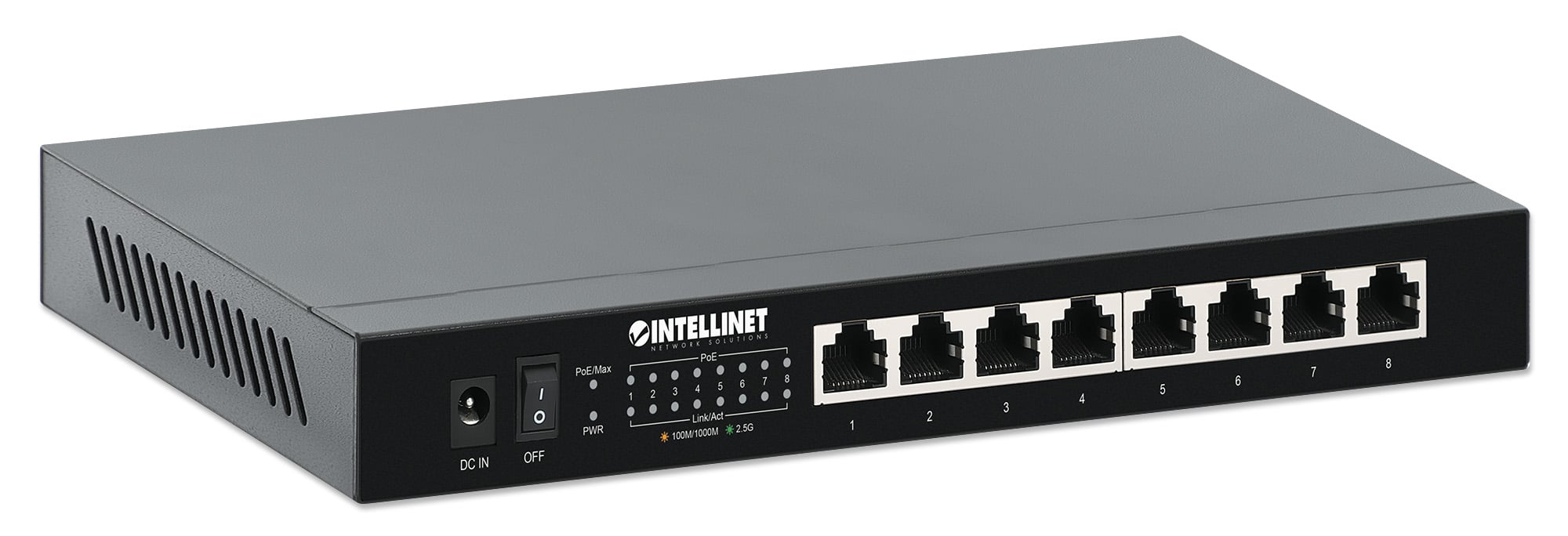 Ethernet Switch POE+ 8 Porte 2.5G - Intellinet I-SWHUB POE-938