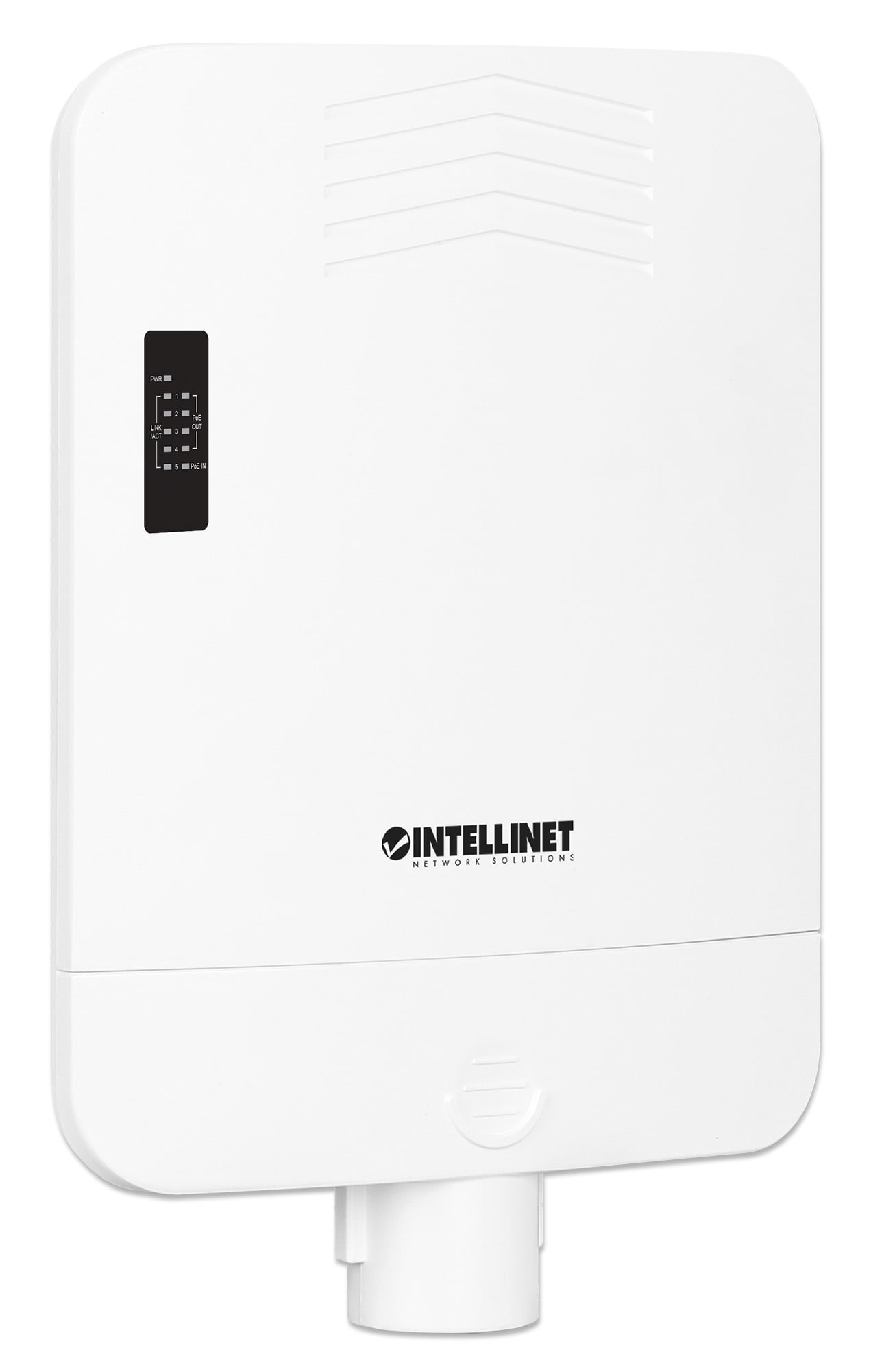 Switch Gigabit 5 porte PoE Passante / Extender 4 porte PoE+ per Esterno - Intellinet I-SWHUB POE-OUT220