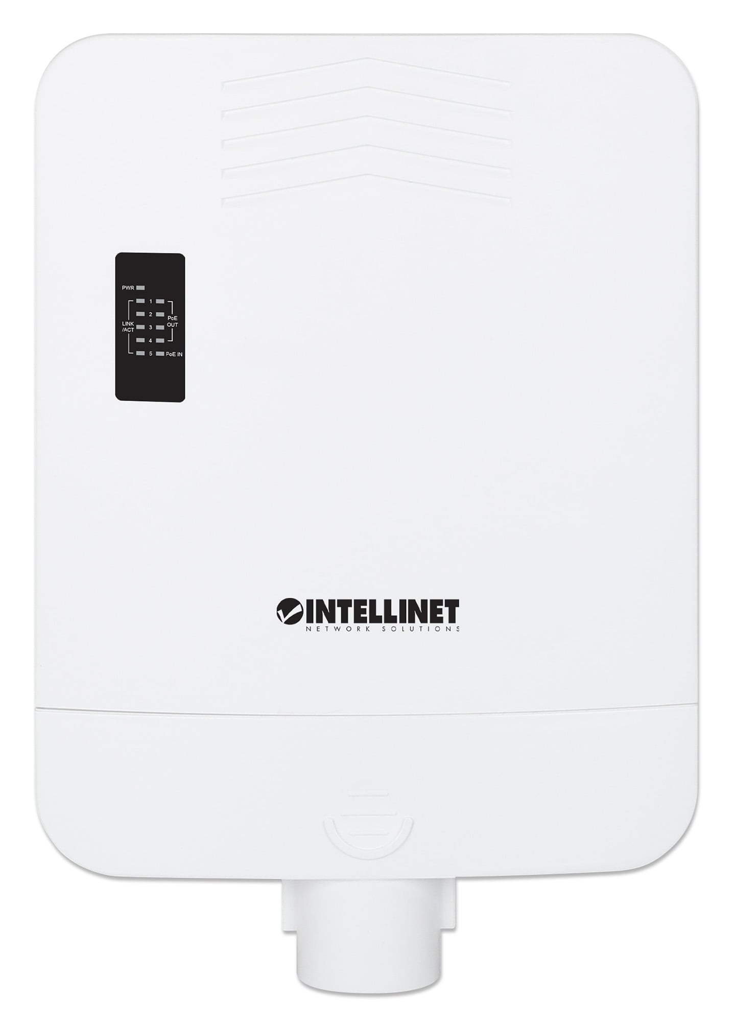 Switch Gigabit 5 porte PoE Passante / Extender 4 porte PoE+ per Esterno - Intellinet I-SWHUB POE-OUT220