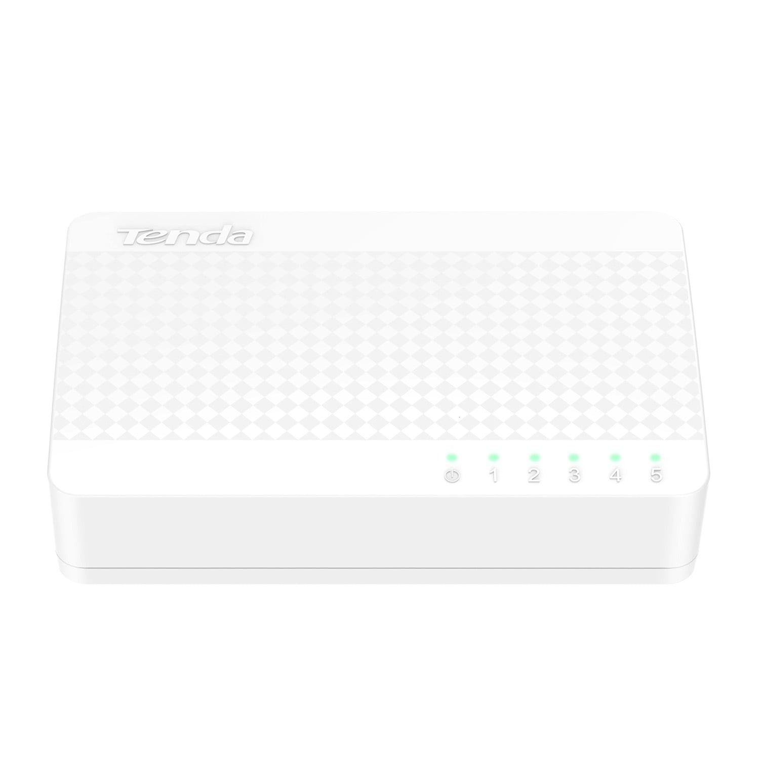 Switch Ethernet Desktop Compatto 5 Porte 10/100 Mbps Bianco, S105 - Tenda I-SWHUB S105