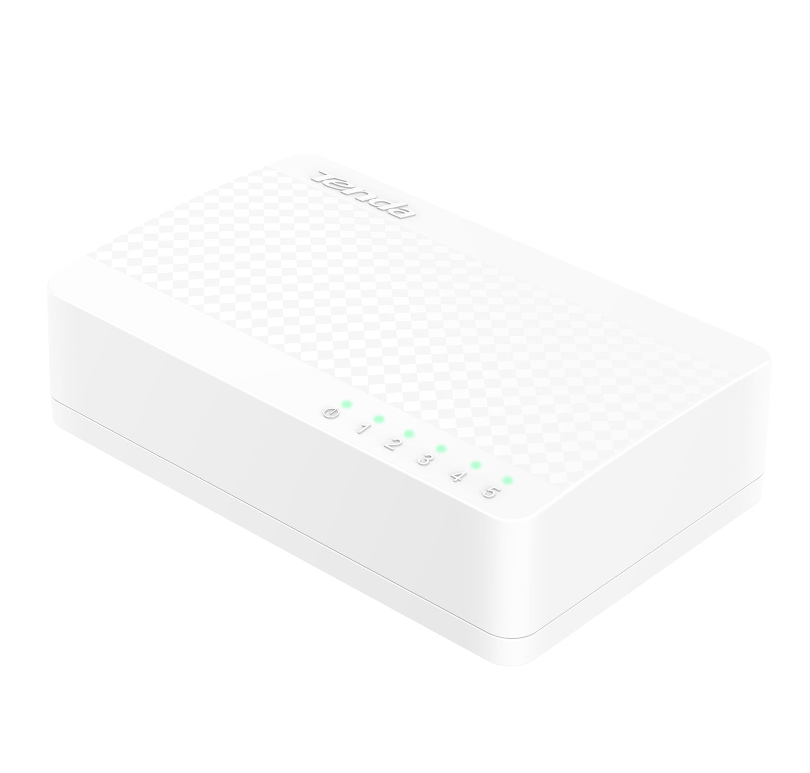 Switch Ethernet Desktop Compatto 5 Porte 10/100 Mbps Bianco, S105 - Tenda I-SWHUB S105