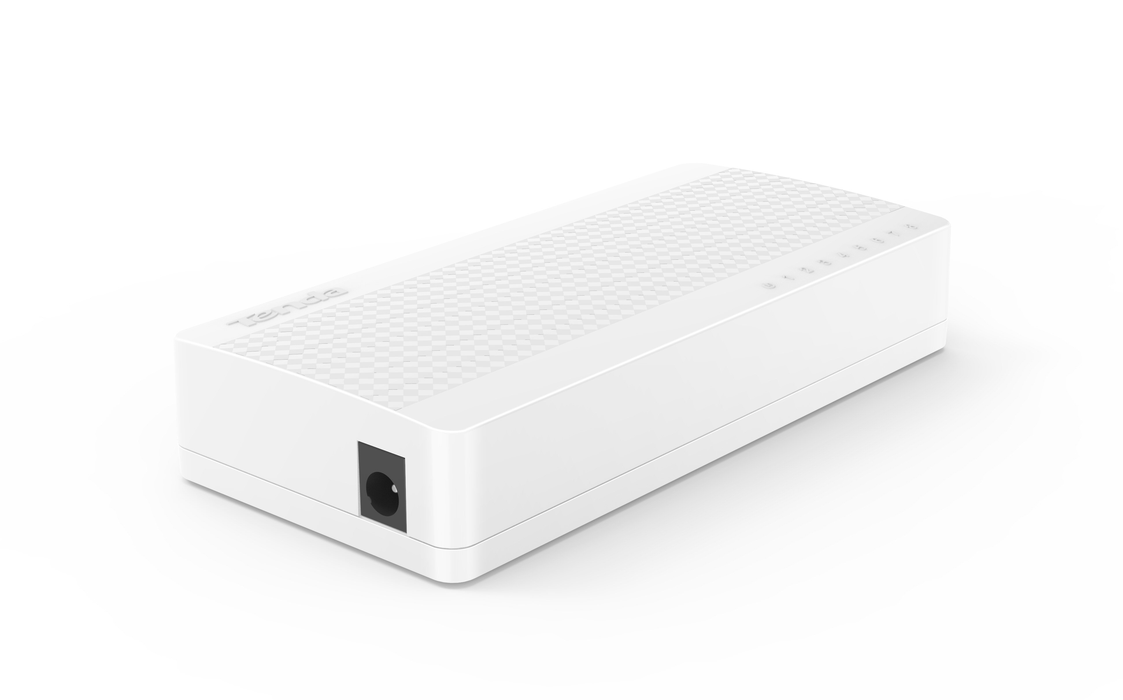 Switch Ethernet Desktop Compatto 8 Porte 10/100 Mbps Bianco, S108 - Tenda I-SWHUB S108
