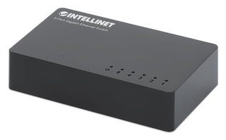 Gigabit Ethernet Switch 5 ports - Intellinet I-SWHUB SG105E
