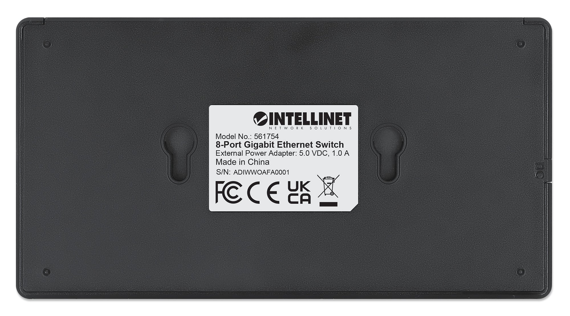 Gigabit Ethernet Switch 8 porte - Intellinet I-SWHUB SG108E