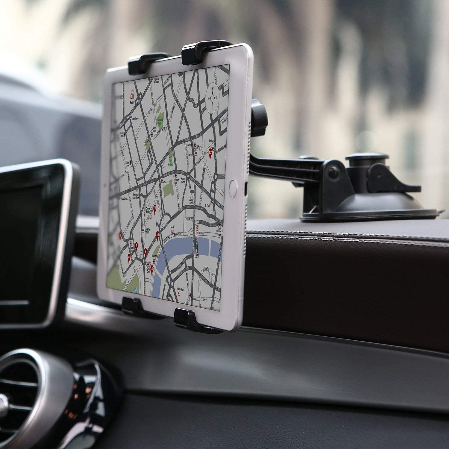 Supporto Universale da Auto con Ventosa per Tablet 7-10.1'' - Techly I-TABLET-VENT