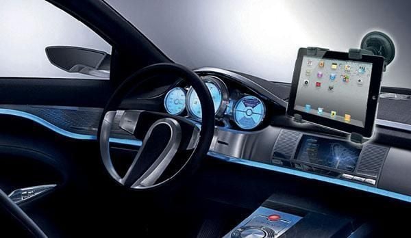Supporto Universale da Auto con Ventosa per Tablet 7-10.1'' - Techly I-TABLET-VENT