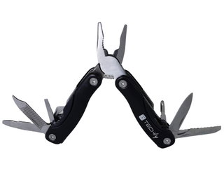 Mini multi-purpose pliers steel and aluminum with black case - Techly I-TLY-PINZA
