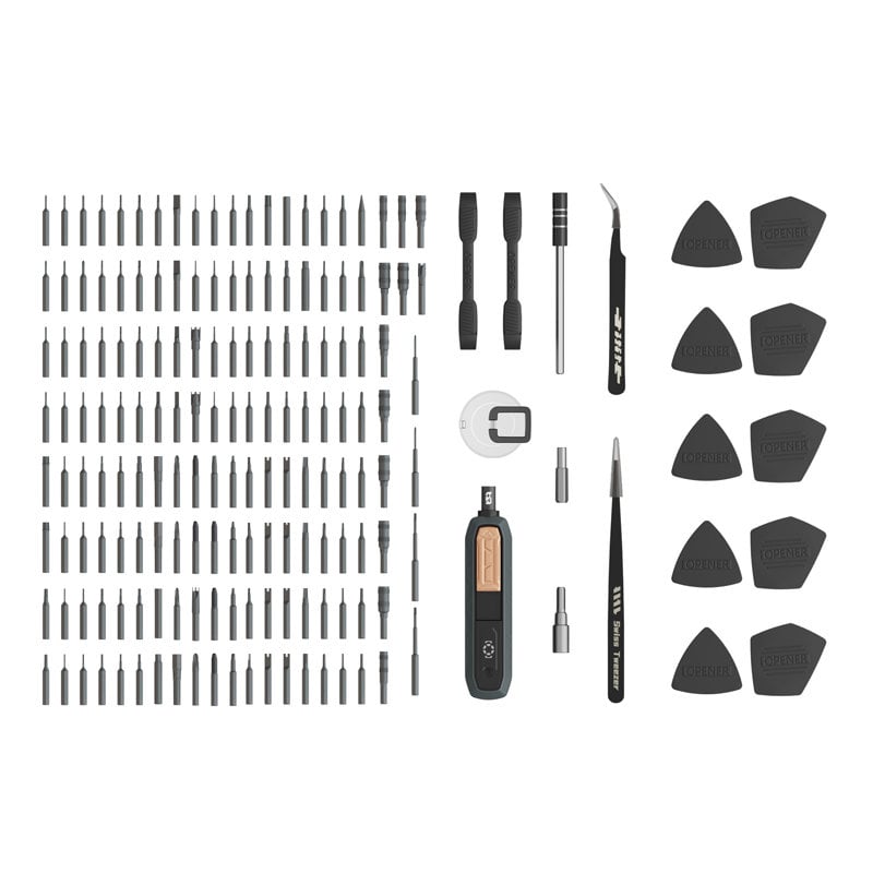 Set attrezzi 180 pezzi in 1 Cacciavite, Bussole e Punte - Techly NP I-TOOL-180