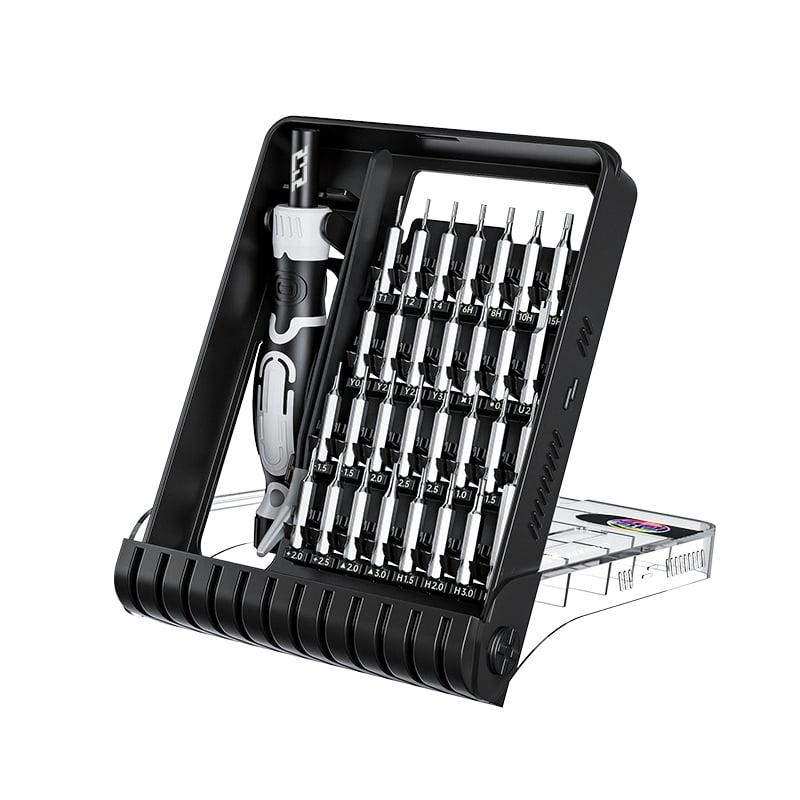 Set 32 Pezzi Cacciavite e Punte di Precisione - Techly NP I-TOOL-32TY