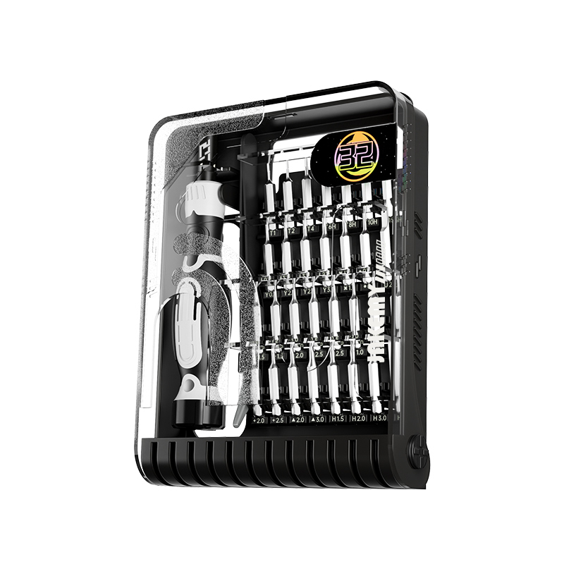 Set 32 Pezzi Cacciavite e Punte di Precisione - Techly NP I-TOOL-32TY