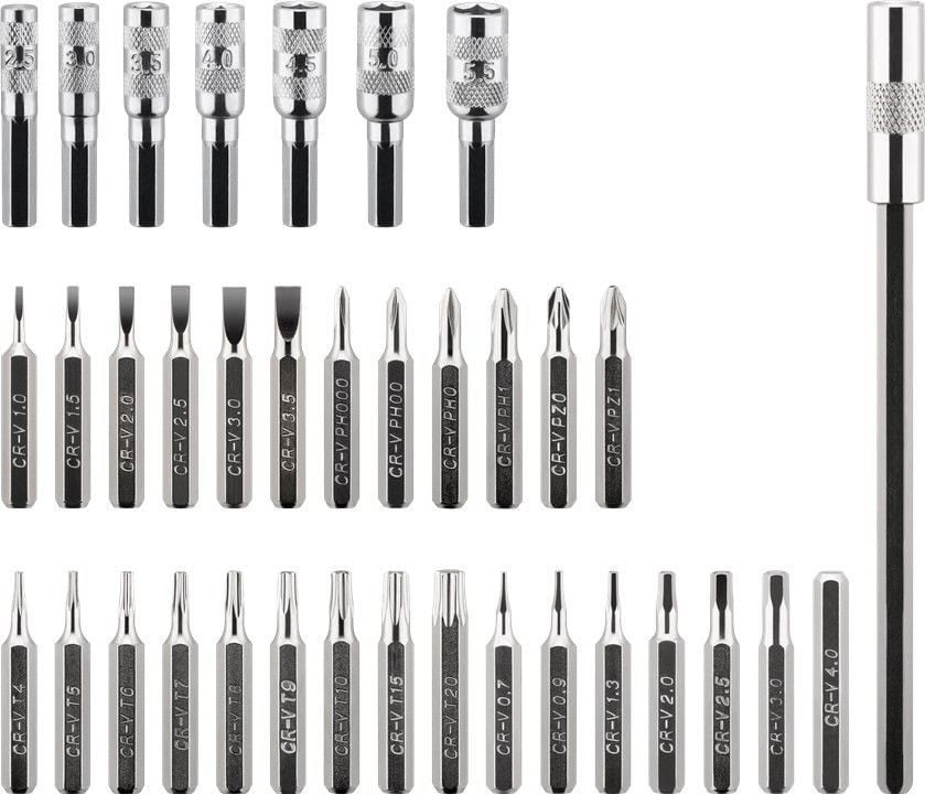 Kit Mini Valigetta 37 Cacciaviti di Precisione - Goobay I-TOOL-37