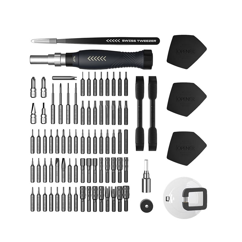 Set 83 Pezzi Cacciavite Bussole e Punte di Precisione - Techly NP I-TOOL-83