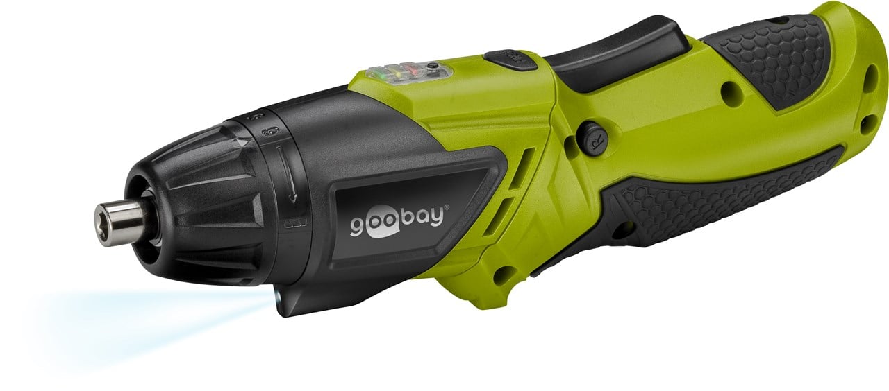 Trapano Professionale Avvitatore a Batteria 3,6V con Luce LED - Goobay I-TOOL-DRILL36