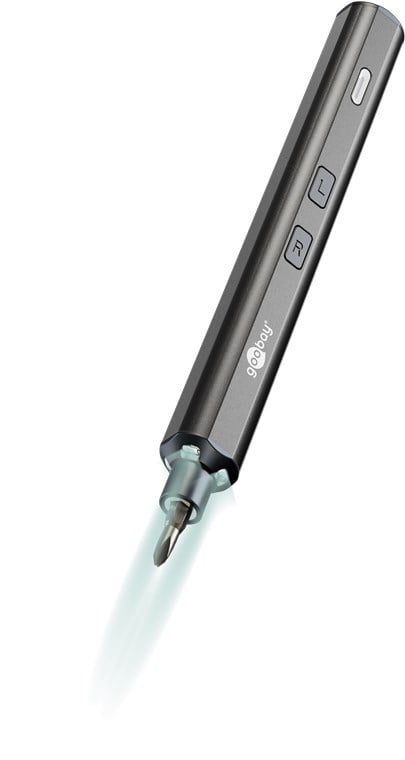 Set Cacciavite Elettrico con 20 Punte di Precisione - Goobay I-TOOL-ES20