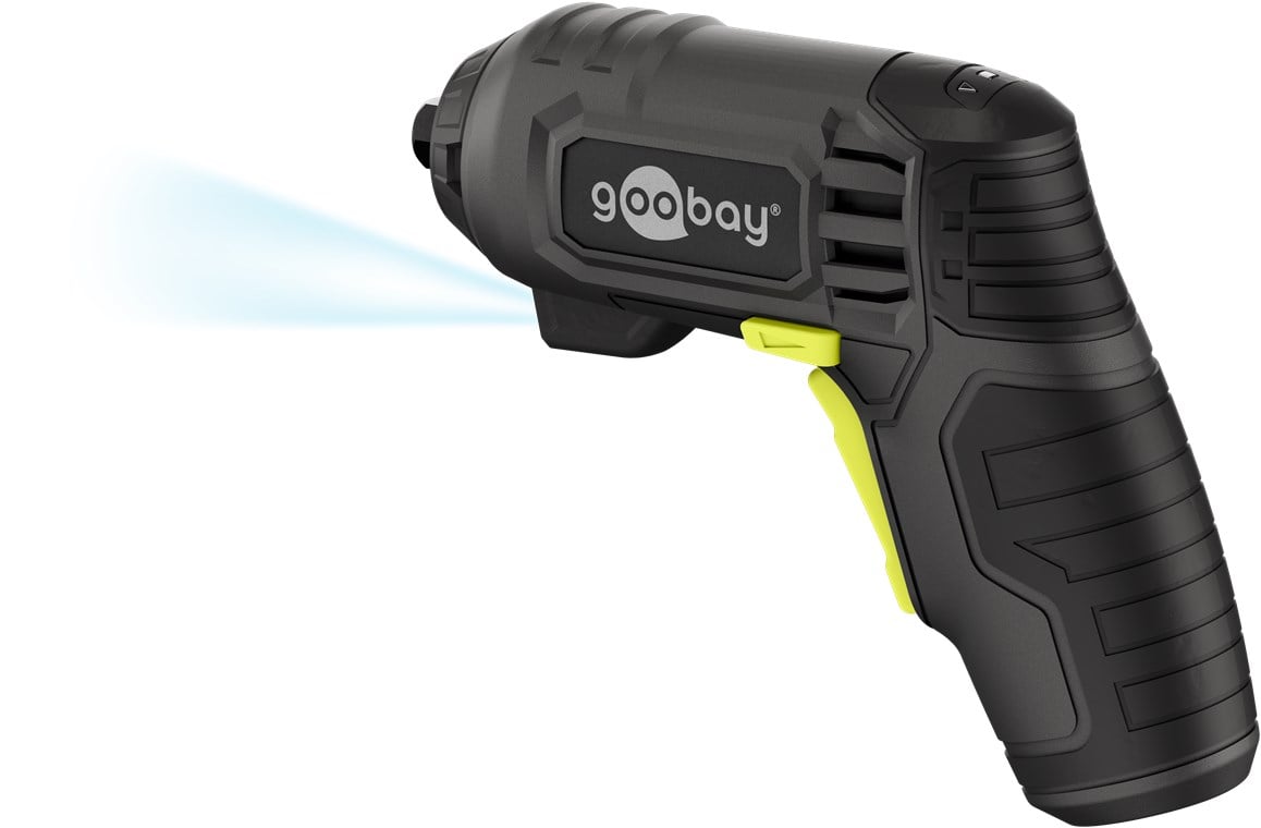 Set 35 Pezzi Mini Avvitatore a Batteria 4 in 1 con Punte di Precisione - Goobay I-TOOL-ES35