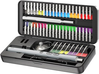 Set Cacciavite Elettrico 58in1 con 50 Punte di Precisione - Goobay I-TOOL-ES58
