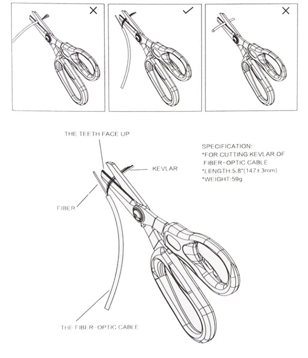 Cable scissors in Optic fibre - Logilink I-TOOL-FIBER