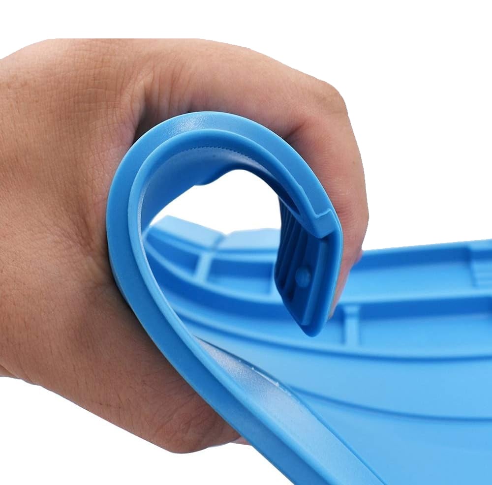 Tappeto da Saldatura e Riparazione Antiscivolo Magnetico 45 x 30 cm in Silicone Blu - Techly I-TOOL-REPAIR-MAT