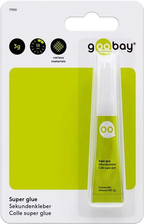 Super Colla universale a presa rapida tubetto 3g - Goobay I-TOOL-S3