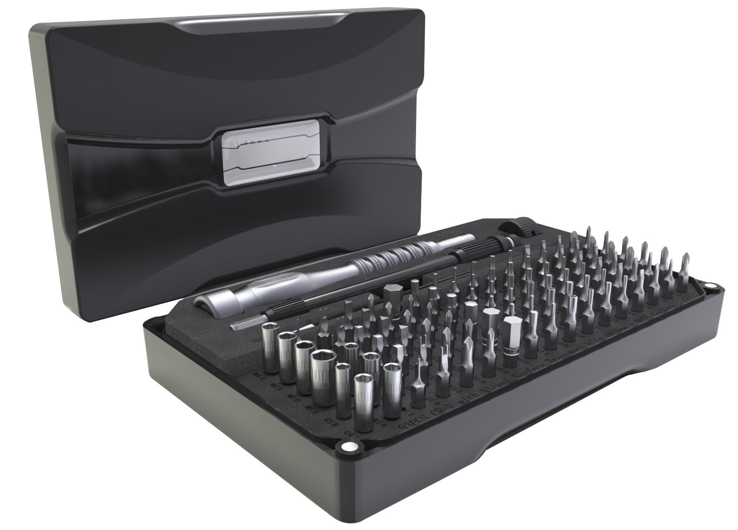 Set 106 pezzi Cacciavite Bussole e Punte Professionali - Techly NP I-TOOL-SC106