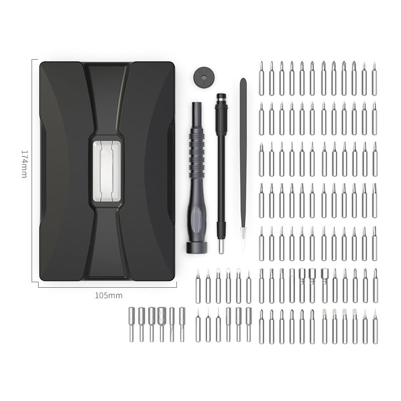 Set 106 pezzi Cacciavite Bussole e Punte Professionali - Techly NP I-TOOL-SC106