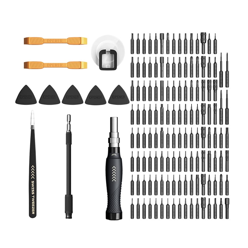 Kit Valigetta 145 pezzi Cacciavite Bussole e Punte Professionali - Techly NP I-TOOL-SC145