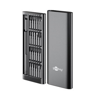 Set Cacciavite con 24 Punte di Precisione - Goobay I-TOOL-SC24
