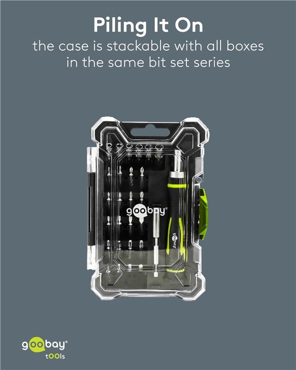 Set Cacciavite con 26 Punte di Precisione - Goobay I-TOOL-SC26