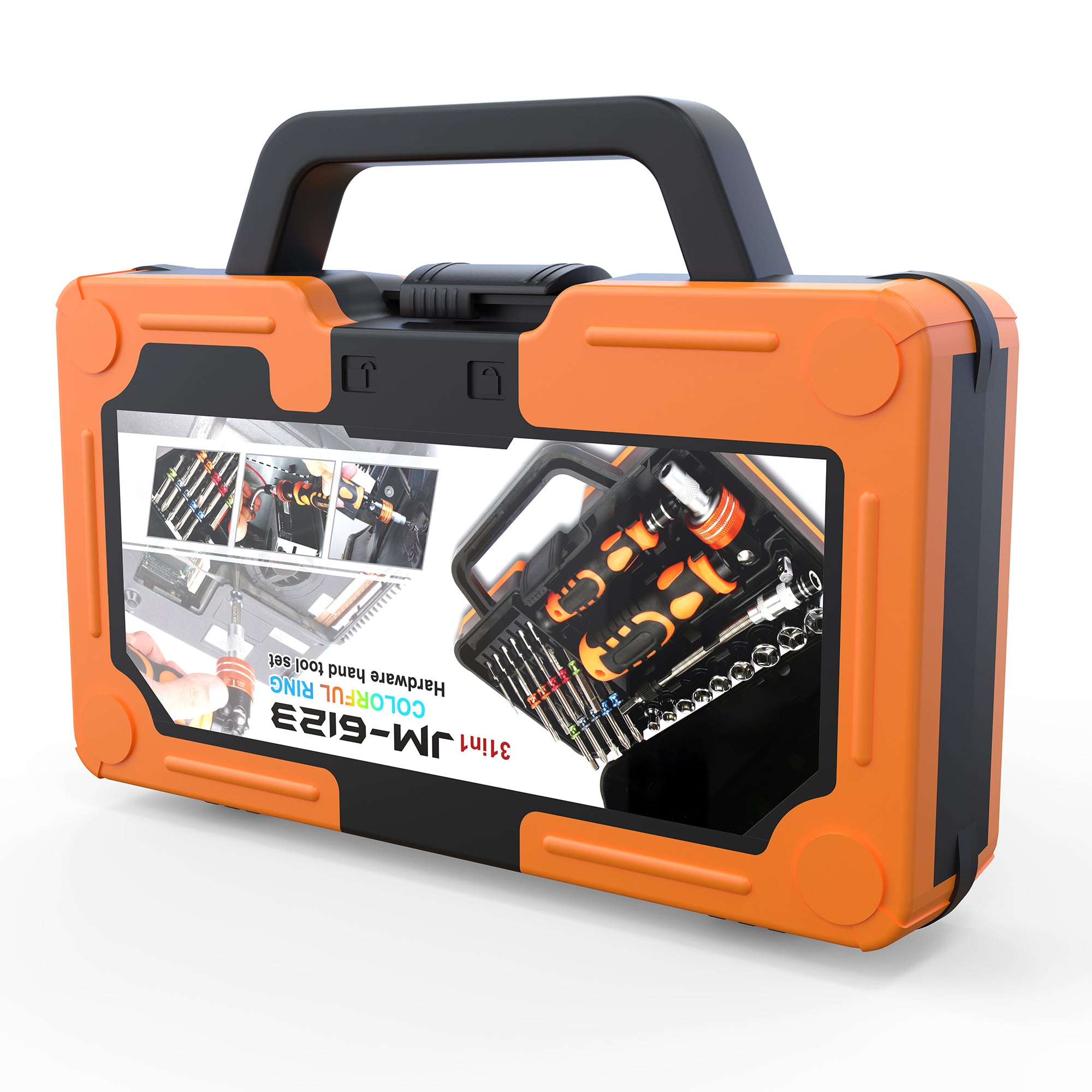 Kit Valigetta 31 pezzi in 1 Cacciaviti Bussole e Punte Professionali - Techly NP I-TOOL-SC31