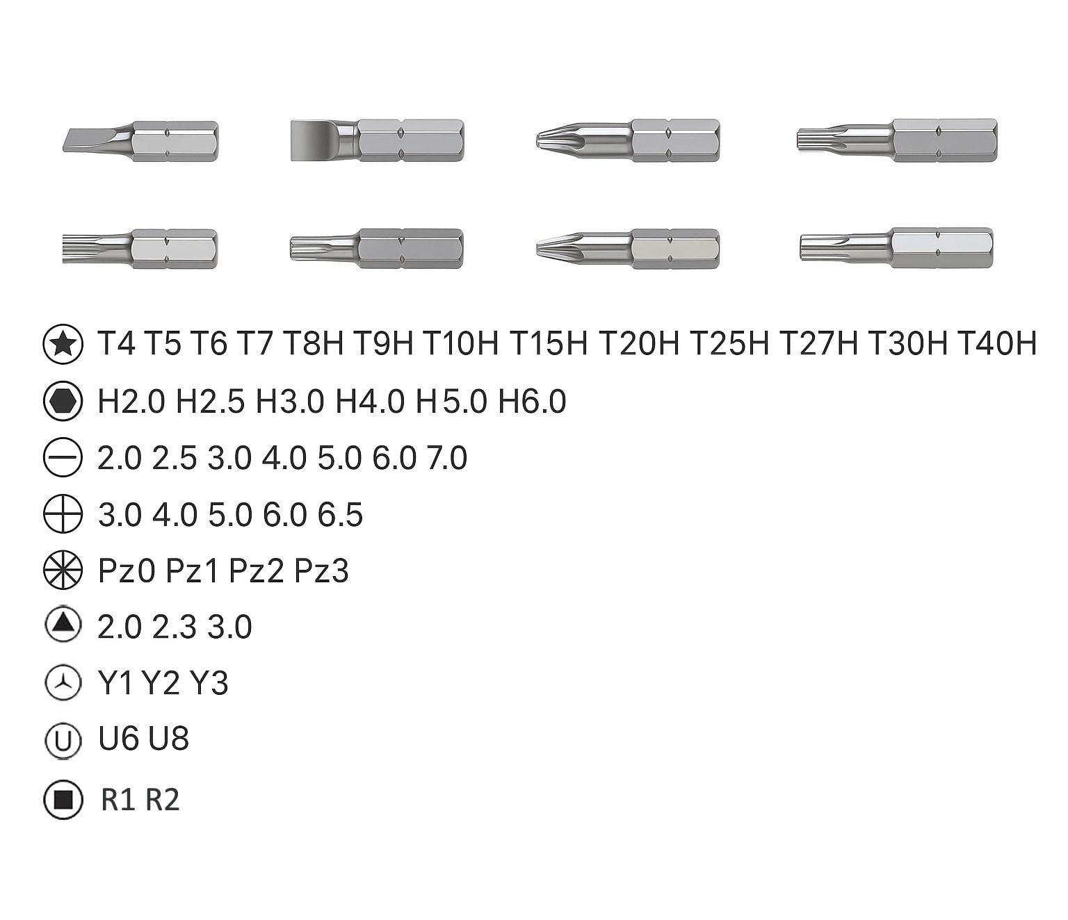 Kit Valigetta 48 in 1 Cacciavite, Punte - Techly NP I-TOOL-SC48TY