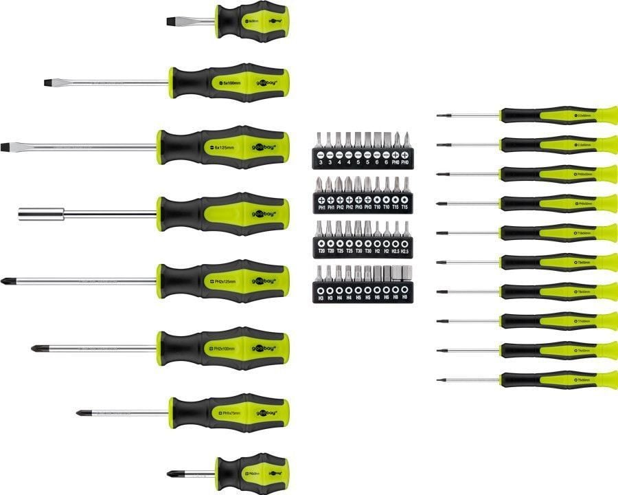 Kit Valigetta 58 Cacciaviti di Precisione - Goobay I-TOOL-SC58