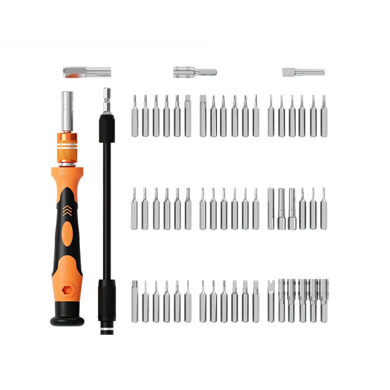Set 58 pezzi Cacciavite Bussole e Punte Professionali - Techly NP I-TOOL-SC58TY