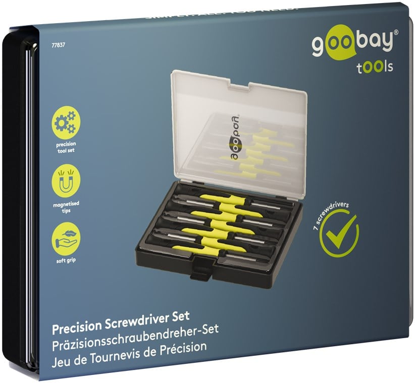 Kit Valigetta 7 Cacciaviti di Precisione - Goobay I-TOOL-SC7