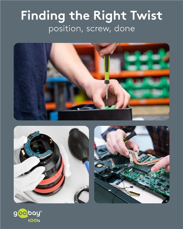 Kit Valigetta 7 Cacciaviti di Precisione - Goobay I-TOOL-SC7