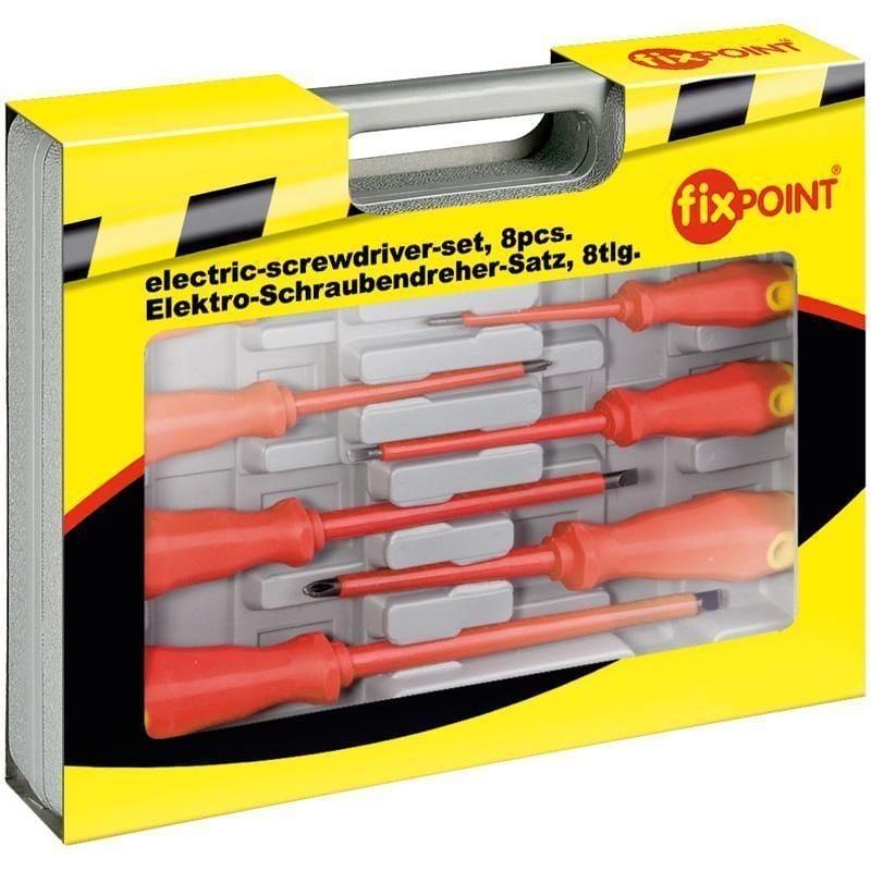 Set cacciaviti 8 pezzi in valigetta - Fixpoint I-TOOL-SC8