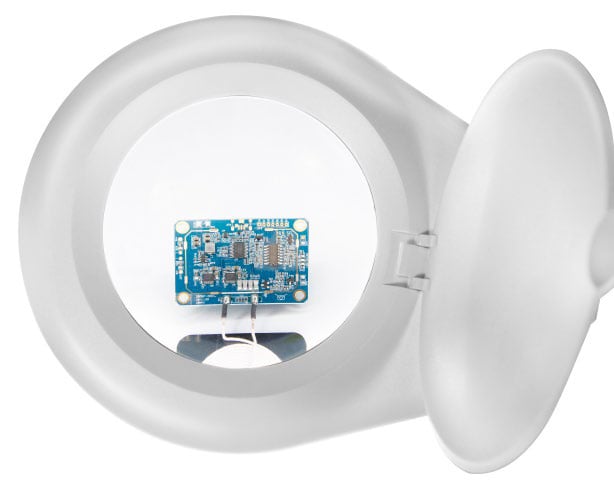 Lampada LED con Lente d'Ingrandimento 5 Diottrie Attacco a Morsetto - Logilink I-TOOL-SD-058